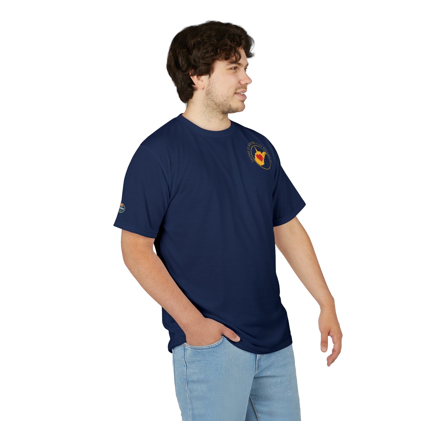 Unisex Graphic Tee Shirt | Home Is Where The Heart Is WV