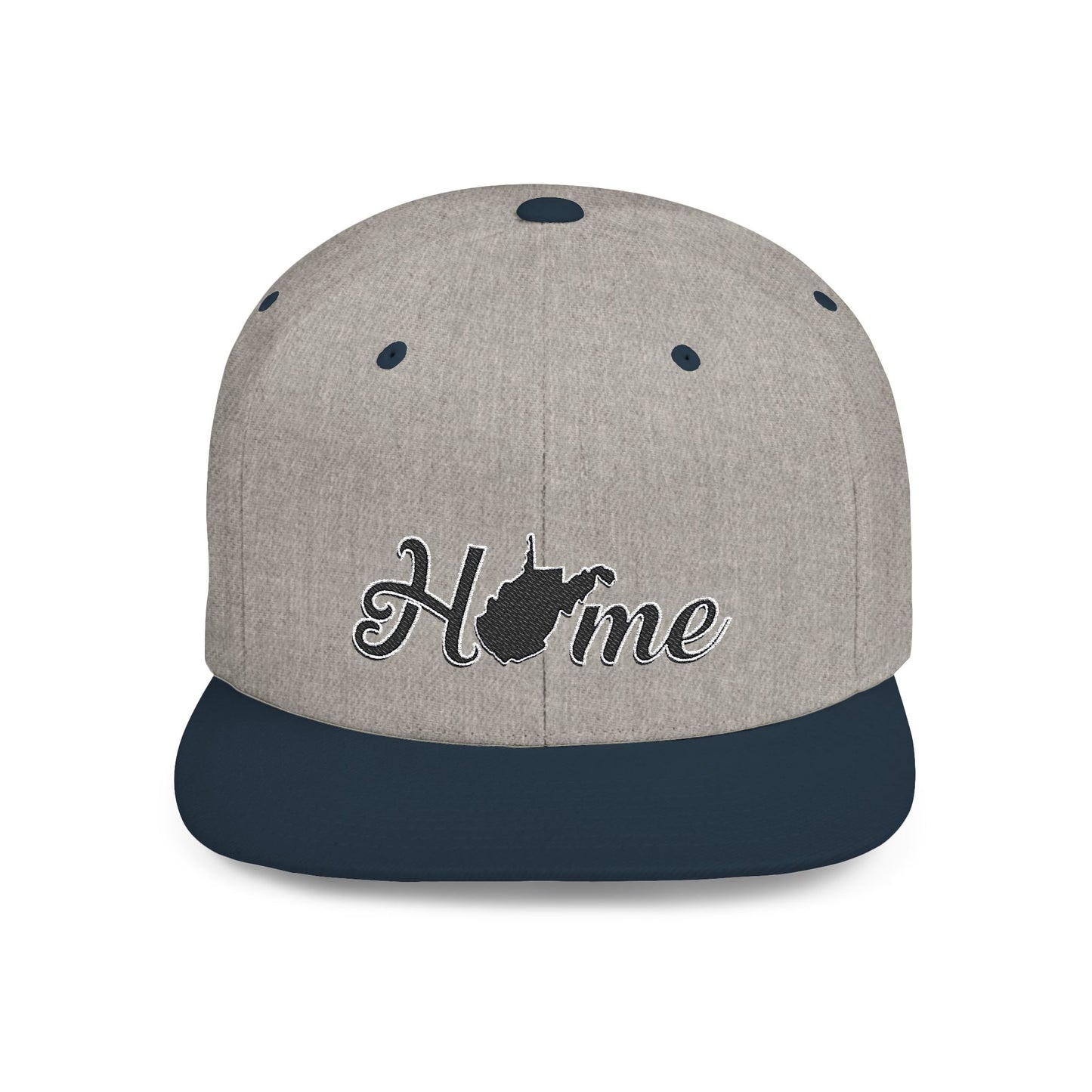 Flat Bill Snapback Hat | Home WV