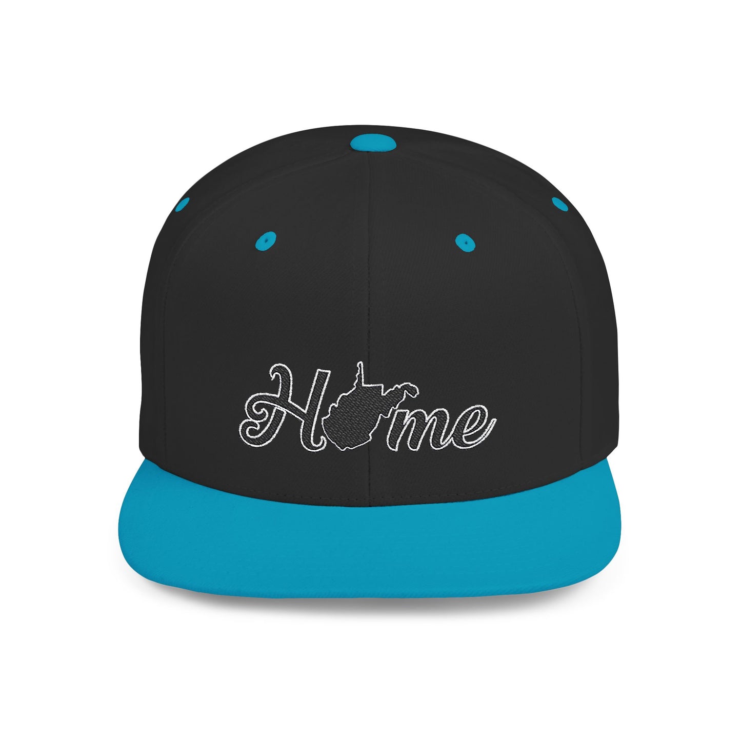 Flat Bill Snapback Hat | Home WV