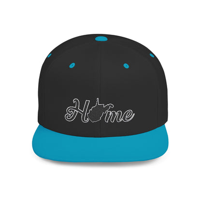 Flat Bill Snapback Hat | Home WV