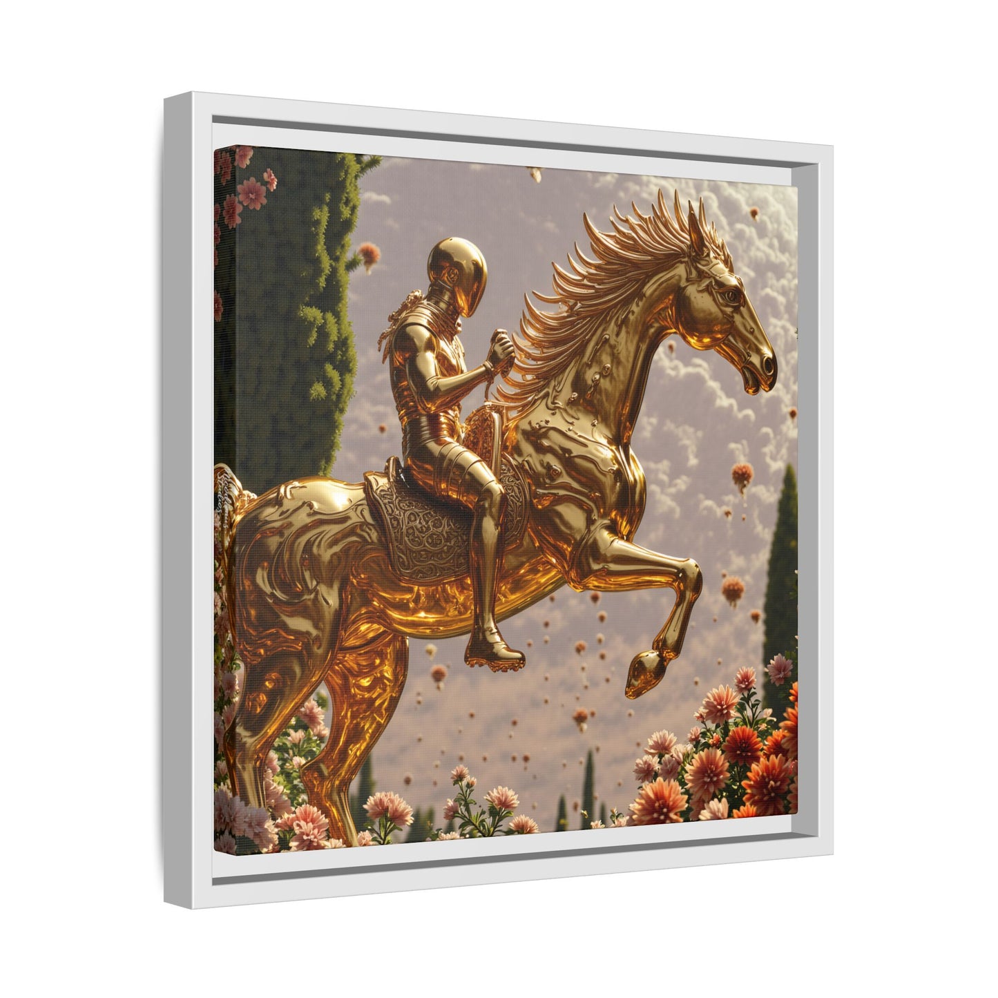 Framed Canvas Artprint | Petalborne Reveries 03 by Nicodemus Studios