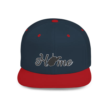 Flat Bill Snapback Hat | Home WV