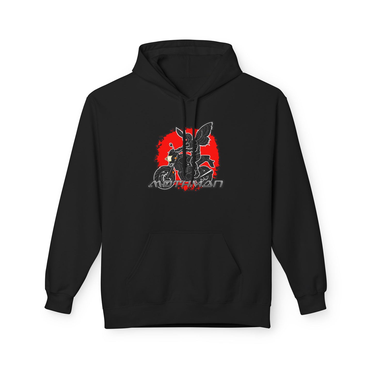 Unisex Fleece Pullover | Mothman Biker