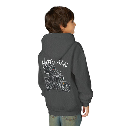 Cozy Youth Hoodie | Biker Mothman