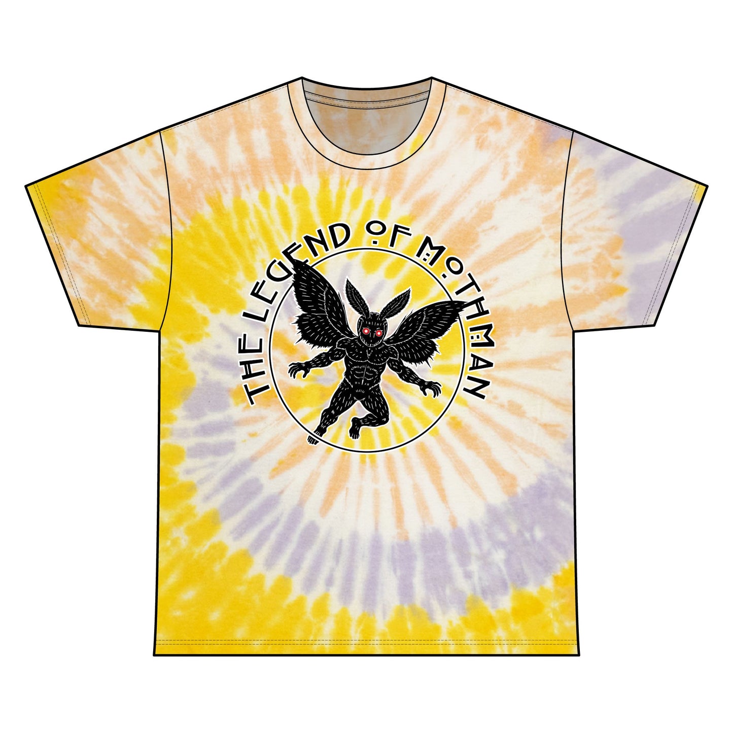 Unisex Tie Dye Cotton Tee | Legend of Mothman