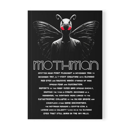 A5 Aesthetic Design Notebook | "Mothman" by Nicodemus Studios-Nicodemus Studios