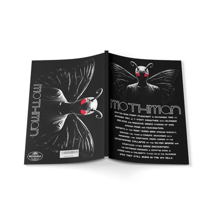 A5 Aesthetic Design Notebook | "Mothman" by Nicodemus Studios-Nicodemus Studios