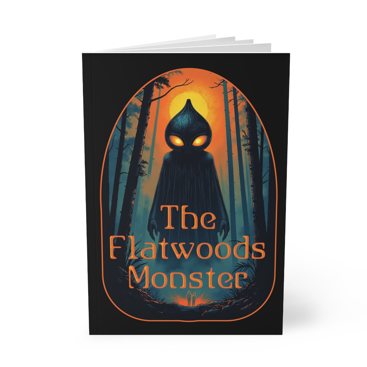 A5 Aesthetic Design Notebook | "Vintage Flatwoods Monster" by Nicodemus Studios-Nicodemus Studios