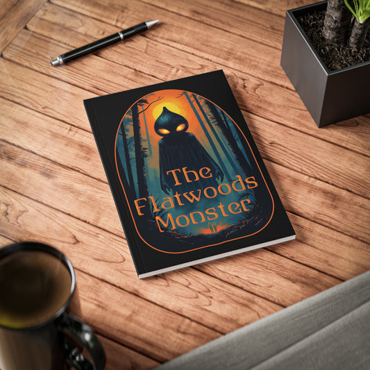 A5 Aesthetic Design Notebook | "Vintage Flatwoods Monster" by Nicodemus Studios-A5-Lined-Nicodemus Studios