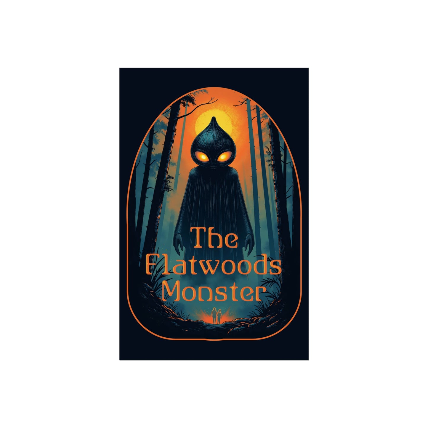 Art Poster | Vintage "The Flatwoods Monster"-11″ x 17″ (Vertical)-Matte-Nicodemus Studios