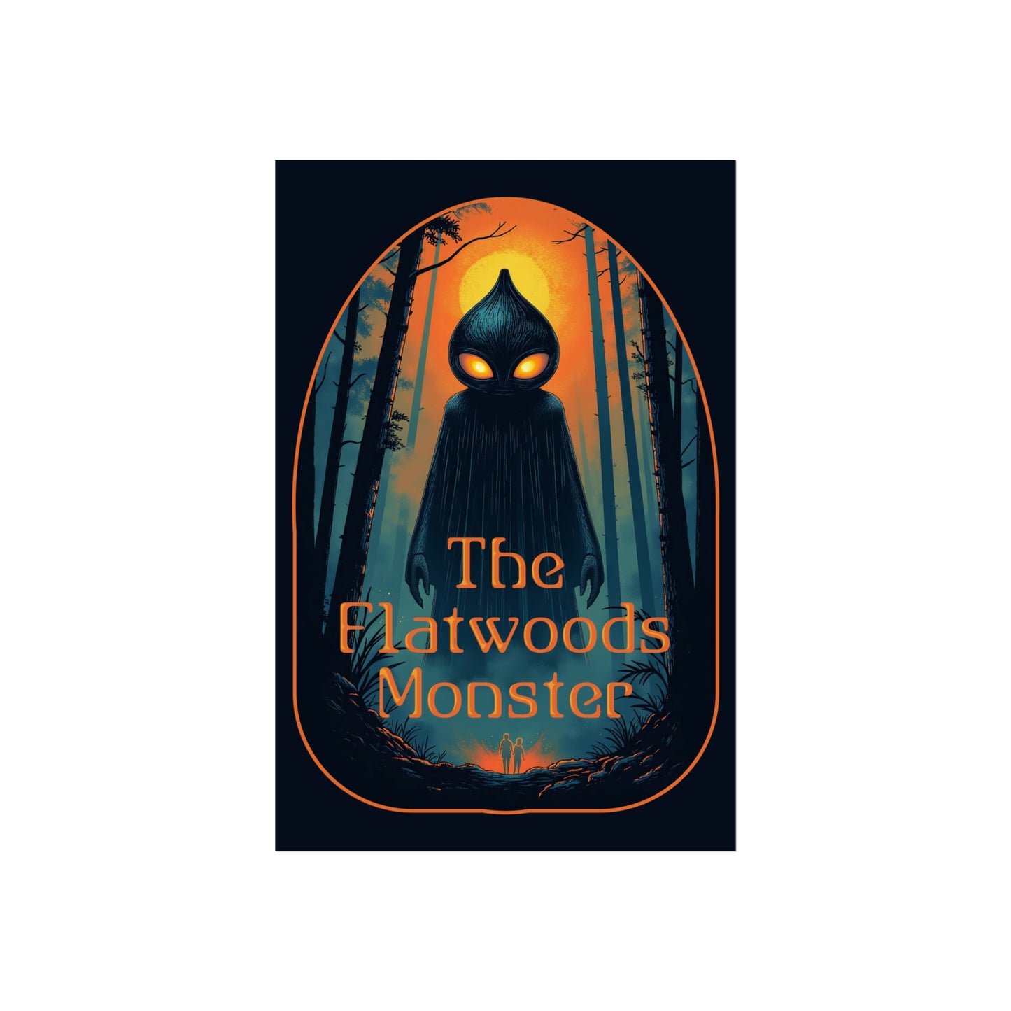 Art Poster | Vintage "The Flatwoods Monster"-16″ x 24″ (Vertical)-Matte-Nicodemus Studios