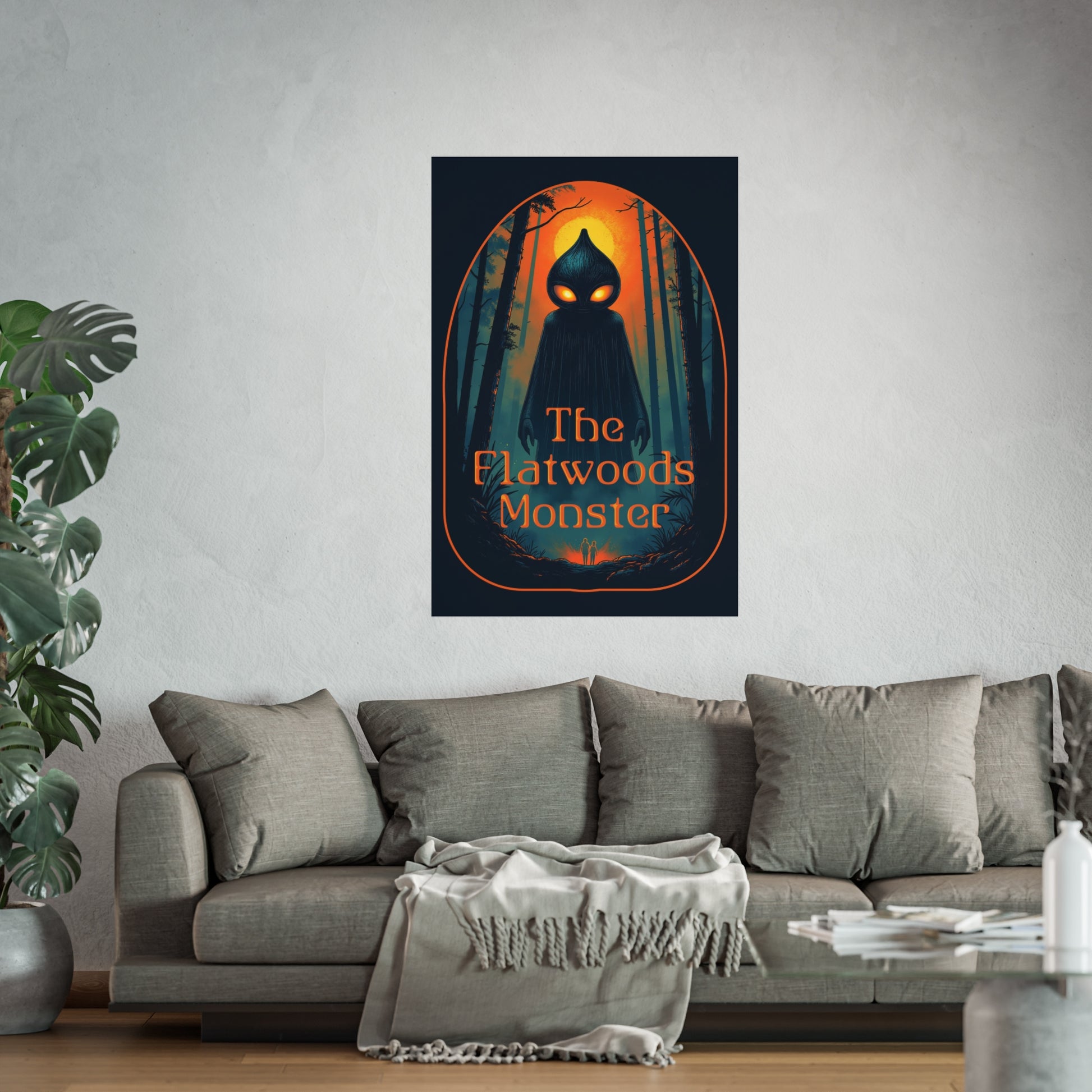 Art Poster | Vintage "The Flatwoods Monster"-Nicodemus Studios