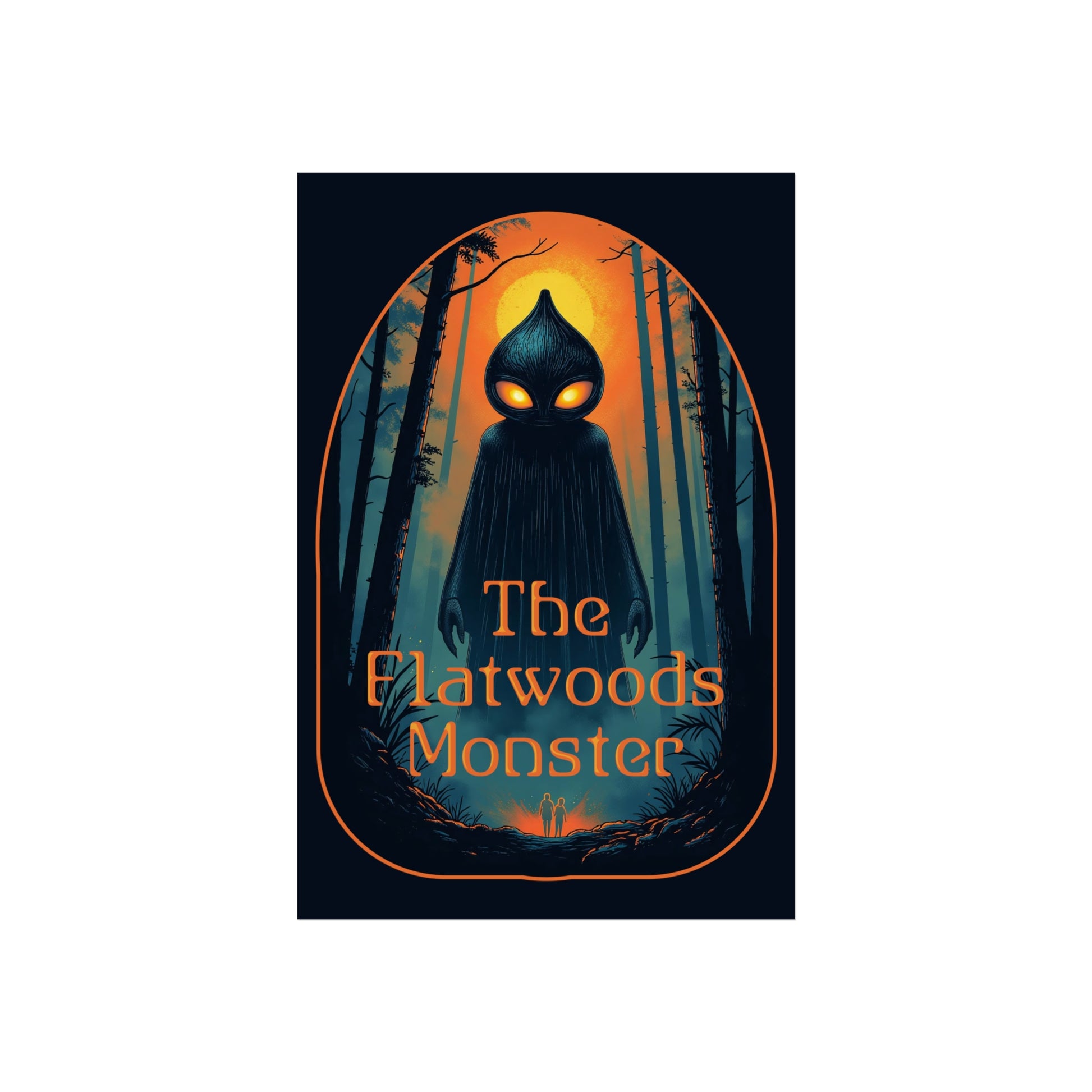Art Poster | Vintage "The Flatwoods Monster"-8" x 12" (Vertical)-Matte-Nicodemus Studios