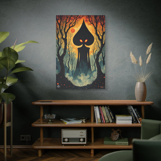 Canvas Wall Art | Braxie The Flatwoods Monster-32″ x 48″ (Vertical)-1.25"-Nicodemus Studios
