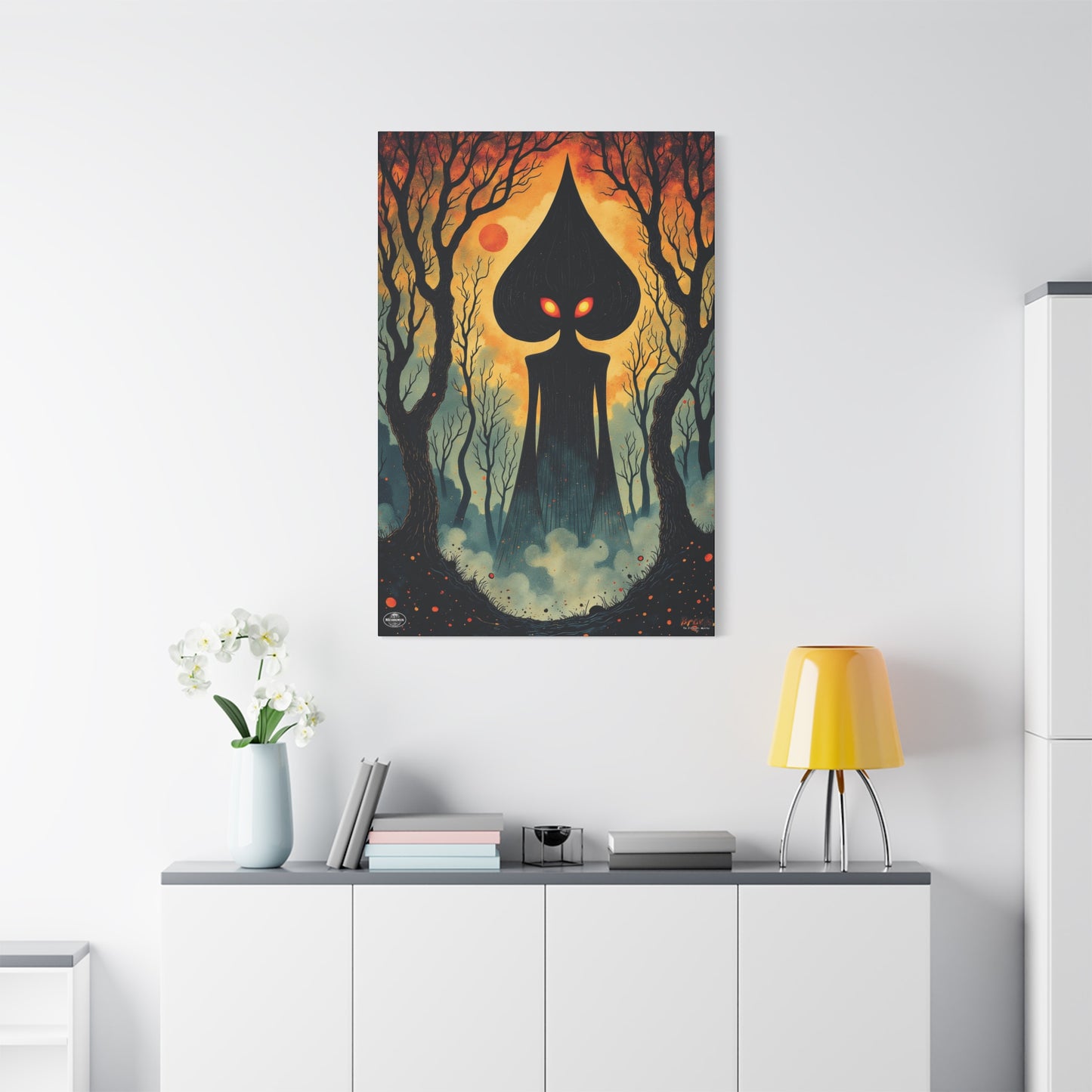 Canvas Wall Art | Braxie The Flatwoods Monster-Nicodemus Studios