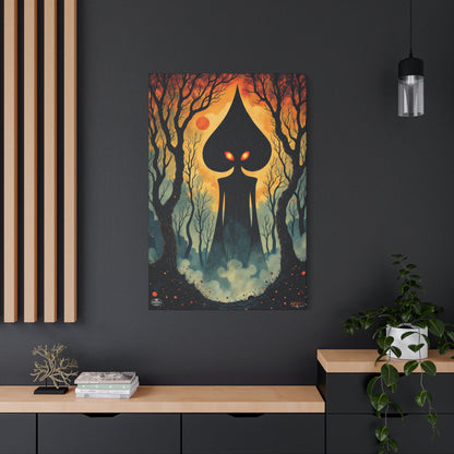 Canvas Wall Art | Braxie The Flatwoods Monster-Nicodemus Studios