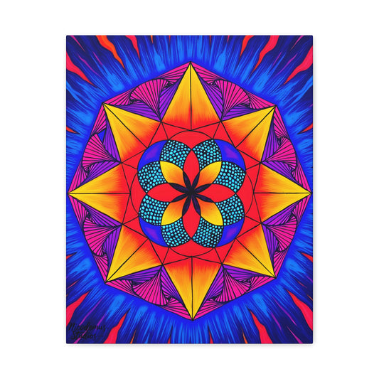 Canvas Wall Art| "Navigator" by Nicodemus Studios-16" x 20" (Vertical)-1.25"-Nicodemus Studios