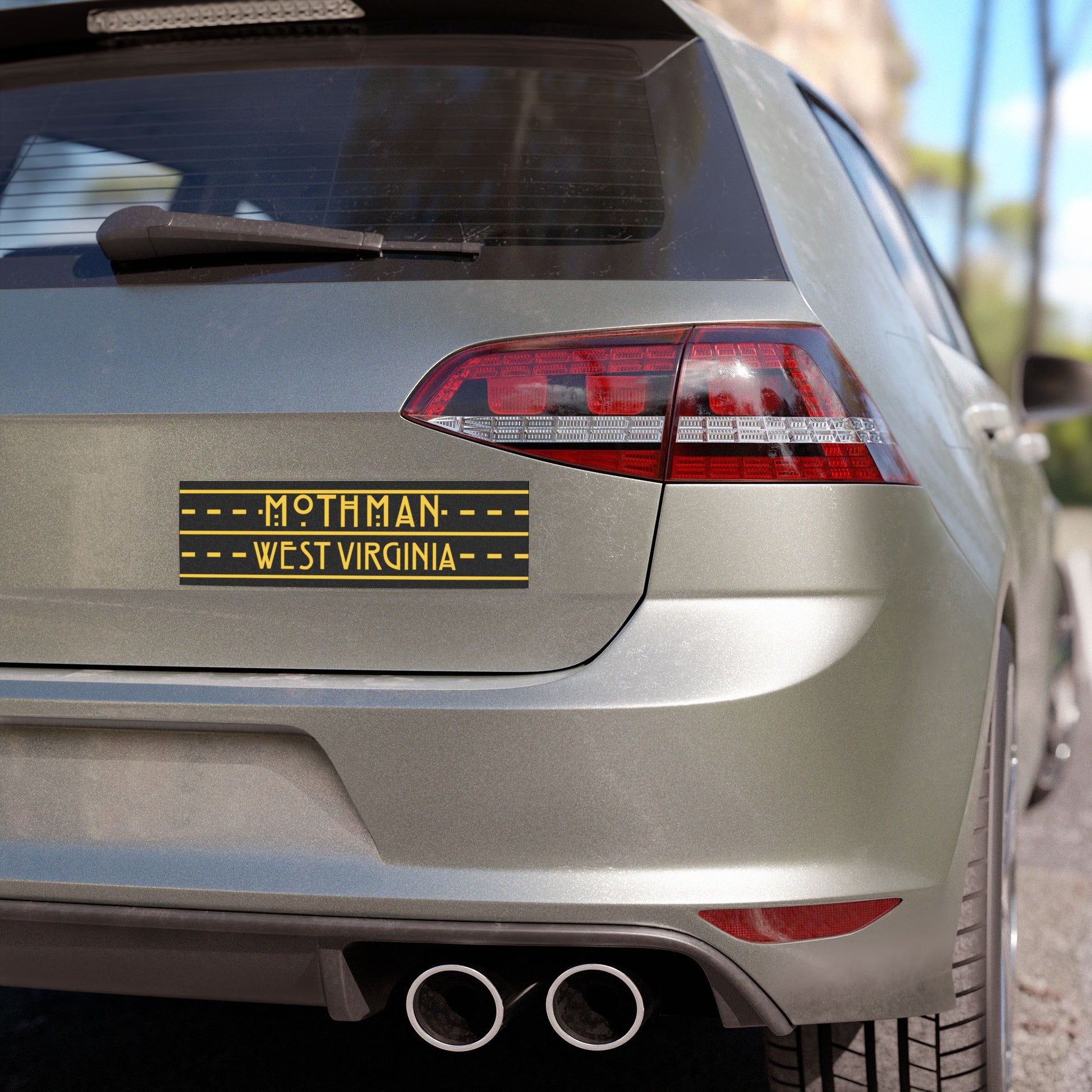 Car Magnet | Mothman West Virginia-Nicodemus Studios