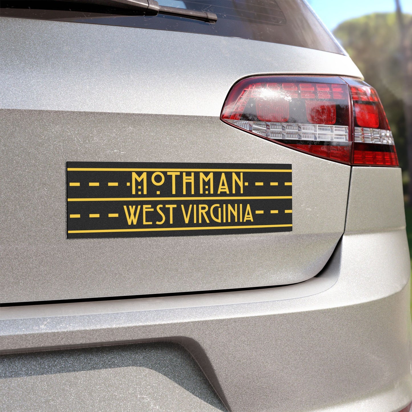 Car Magnet | Mothman West Virginia-Nicodemus Studios