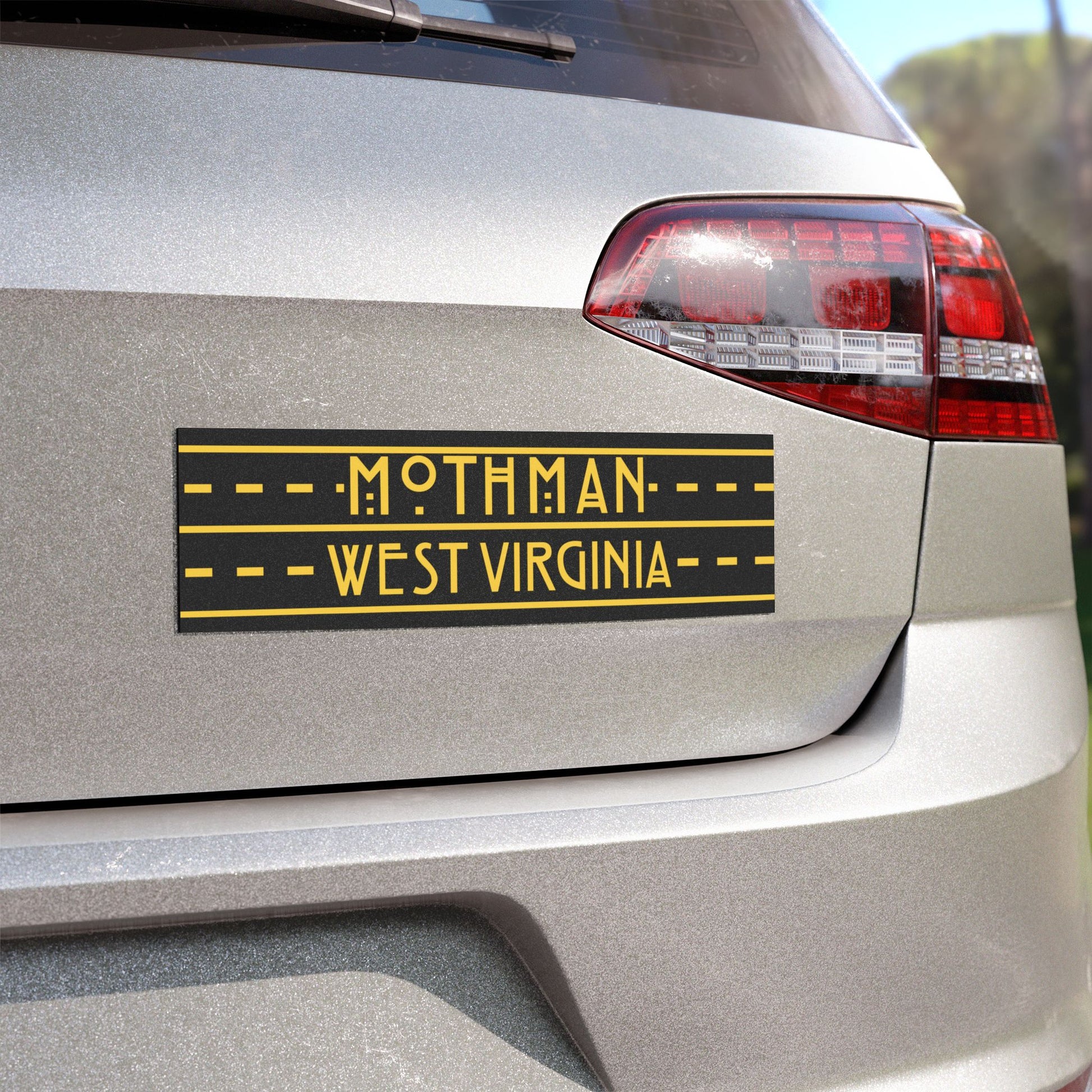 Car Magnet | Mothman West Virginia-Nicodemus Studios