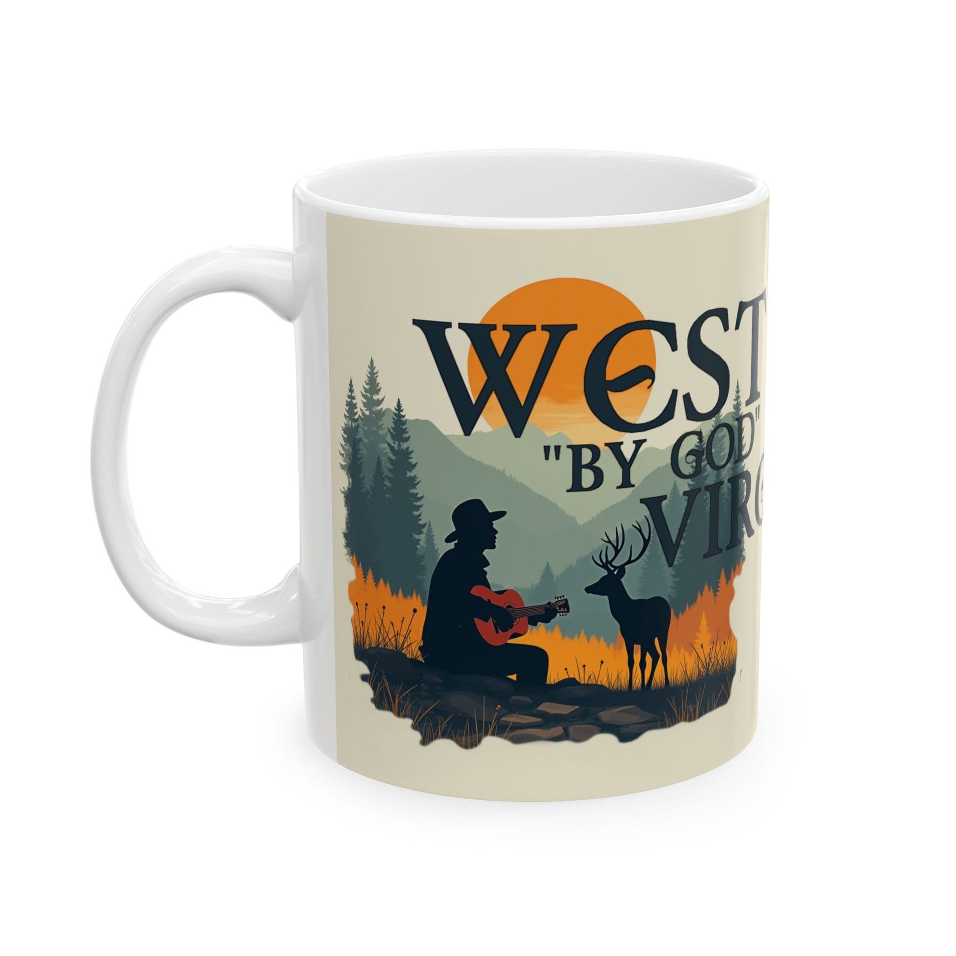 Ceramic Mug | West "By God" Virginia by Nicodemus Studios-11oz-Nicodemus Studios