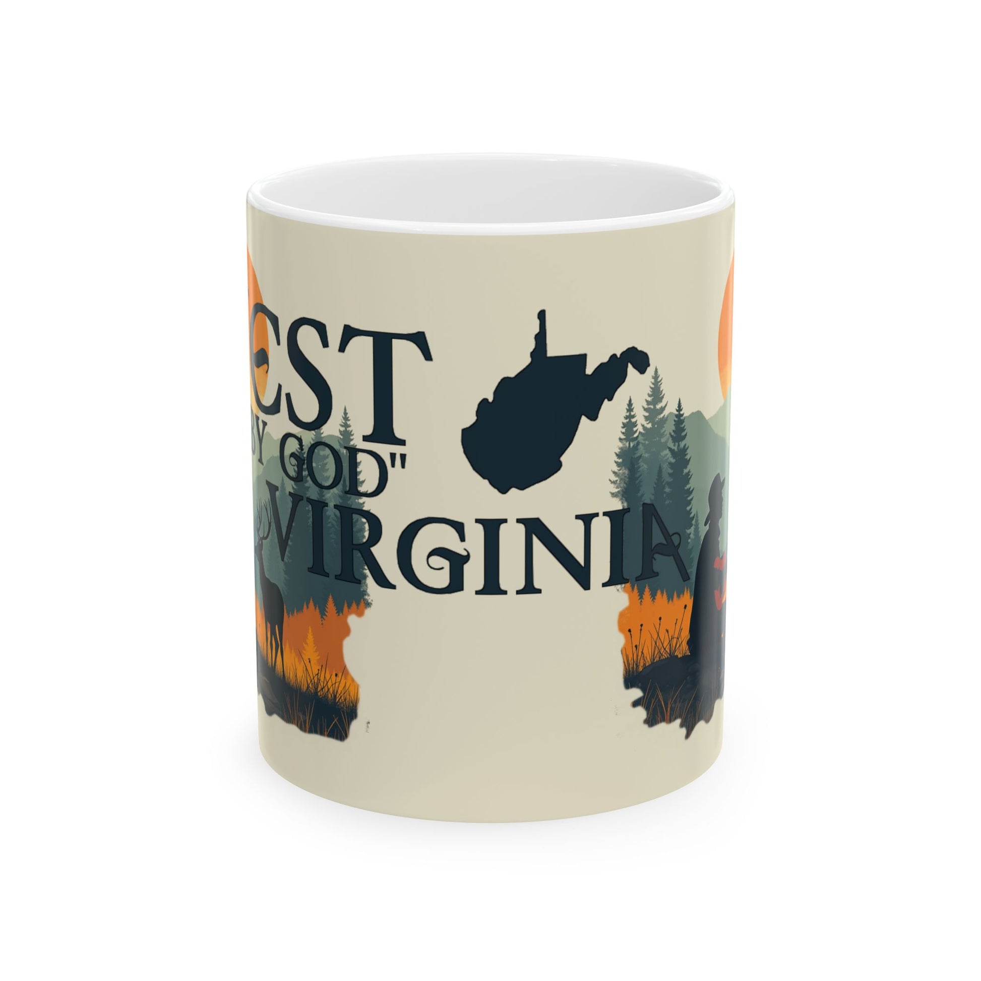 Ceramic Mug | West "By God" Virginia by Nicodemus Studios-Nicodemus Studios
