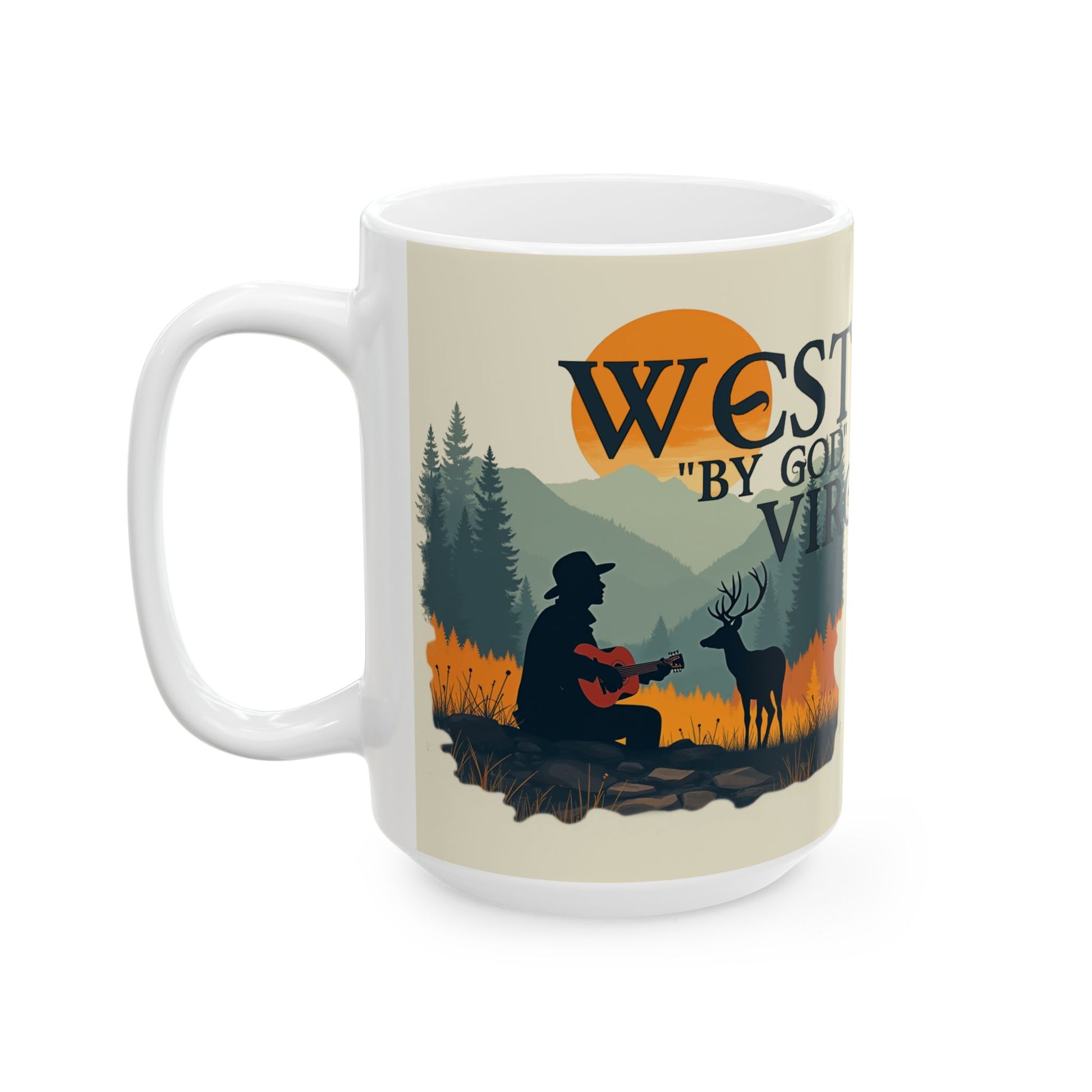 Ceramic Mug | West "By God" Virginia by Nicodemus Studios-Nicodemus Studios