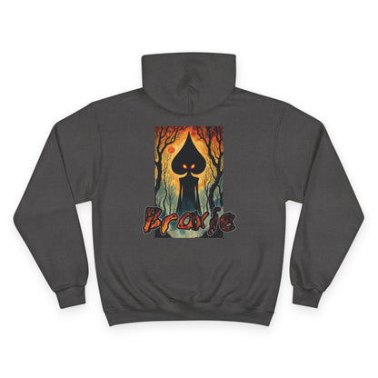 Champion Hoodie | Braxie The Flatwoods Monster-Nicodemus Studios