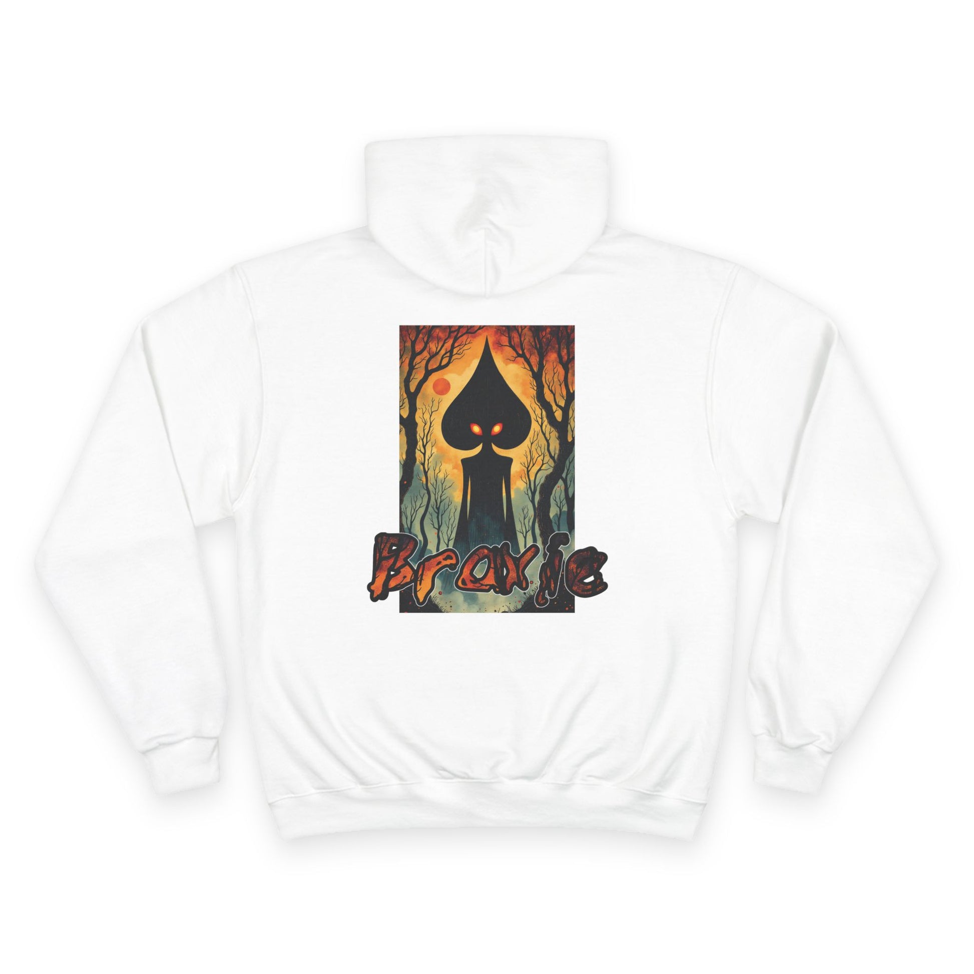 Champion Hoodie | Braxie The Flatwoods Monster-Nicodemus Studios