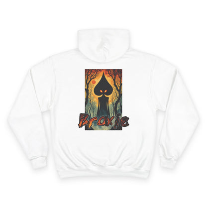 Champion Hoodie | Braxie The Flatwoods Monster-Nicodemus Studios