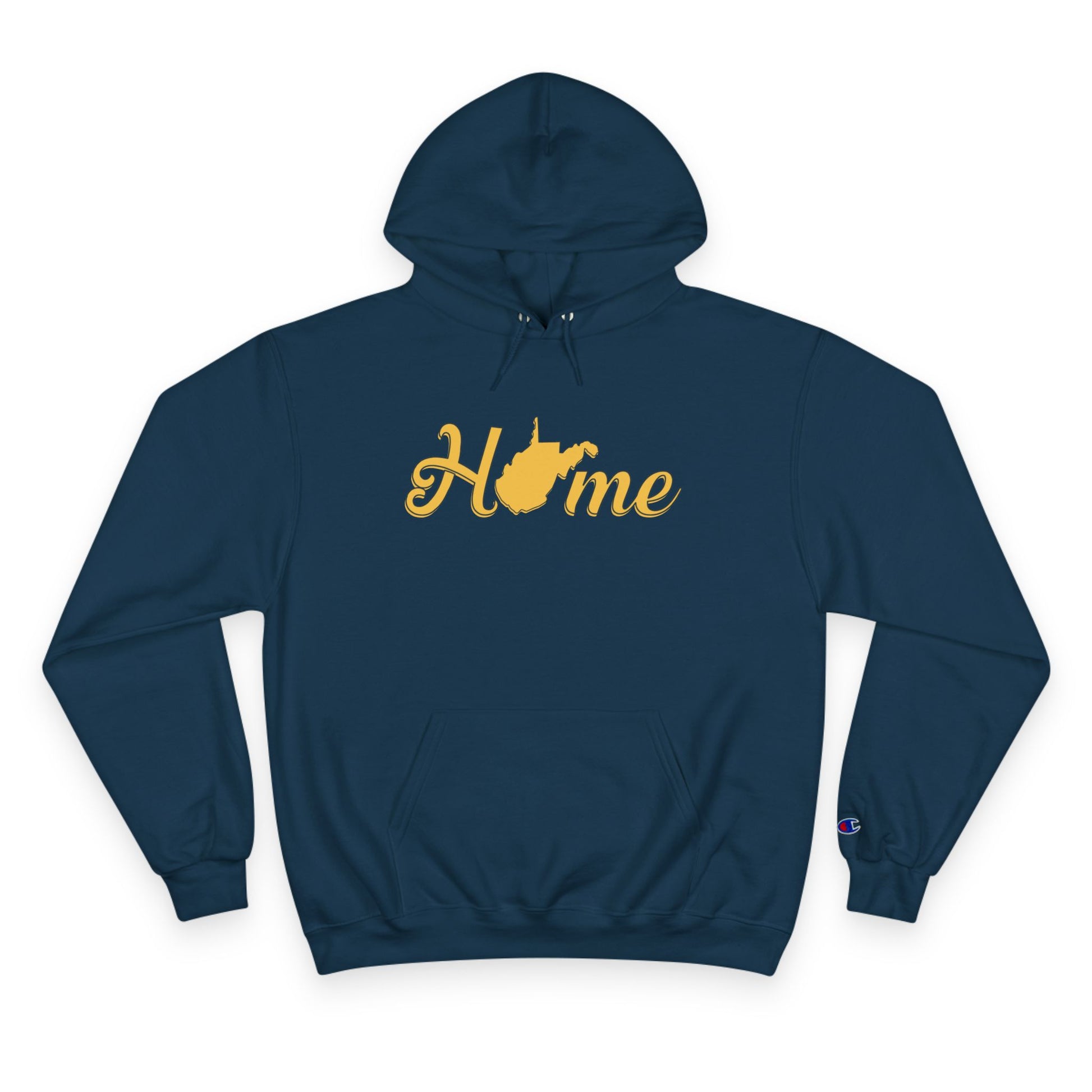 Champion Hoodie | "Home WV"-Navy-S-Nicodemus Studios