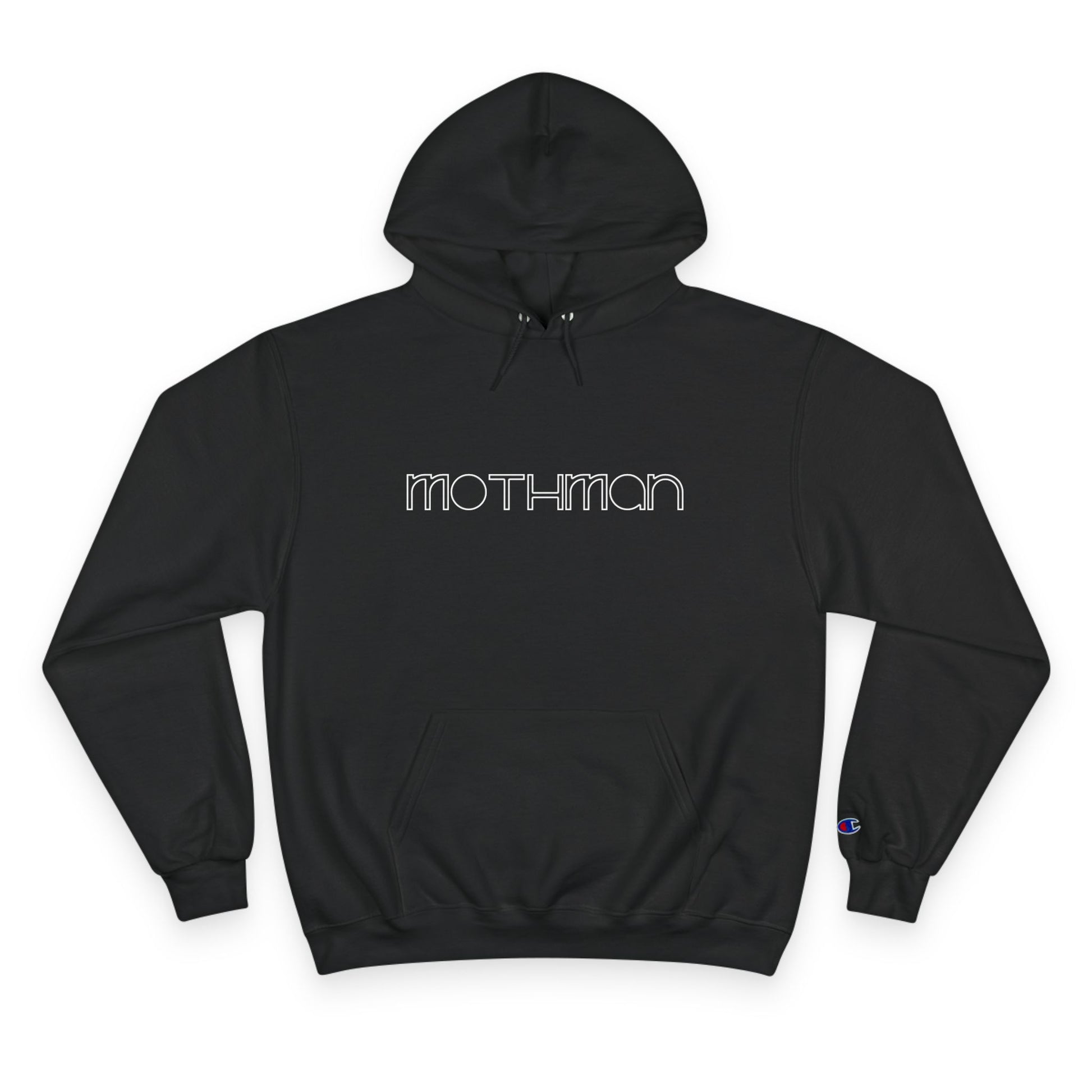 Champion Hoodie | Mothman-Black-S-Nicodemus Studios