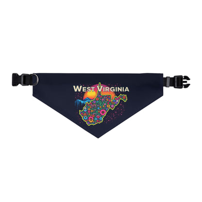 Clip-on Dog Bandana | Floral WV-XL-Nicodemus Studios