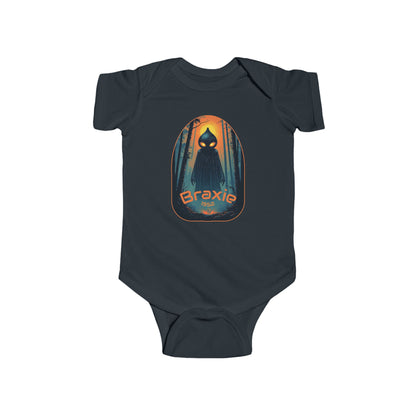 Cotton Baby Bodysuit | Braxie-Black-NB (0-3M)-Nicodemus Studios