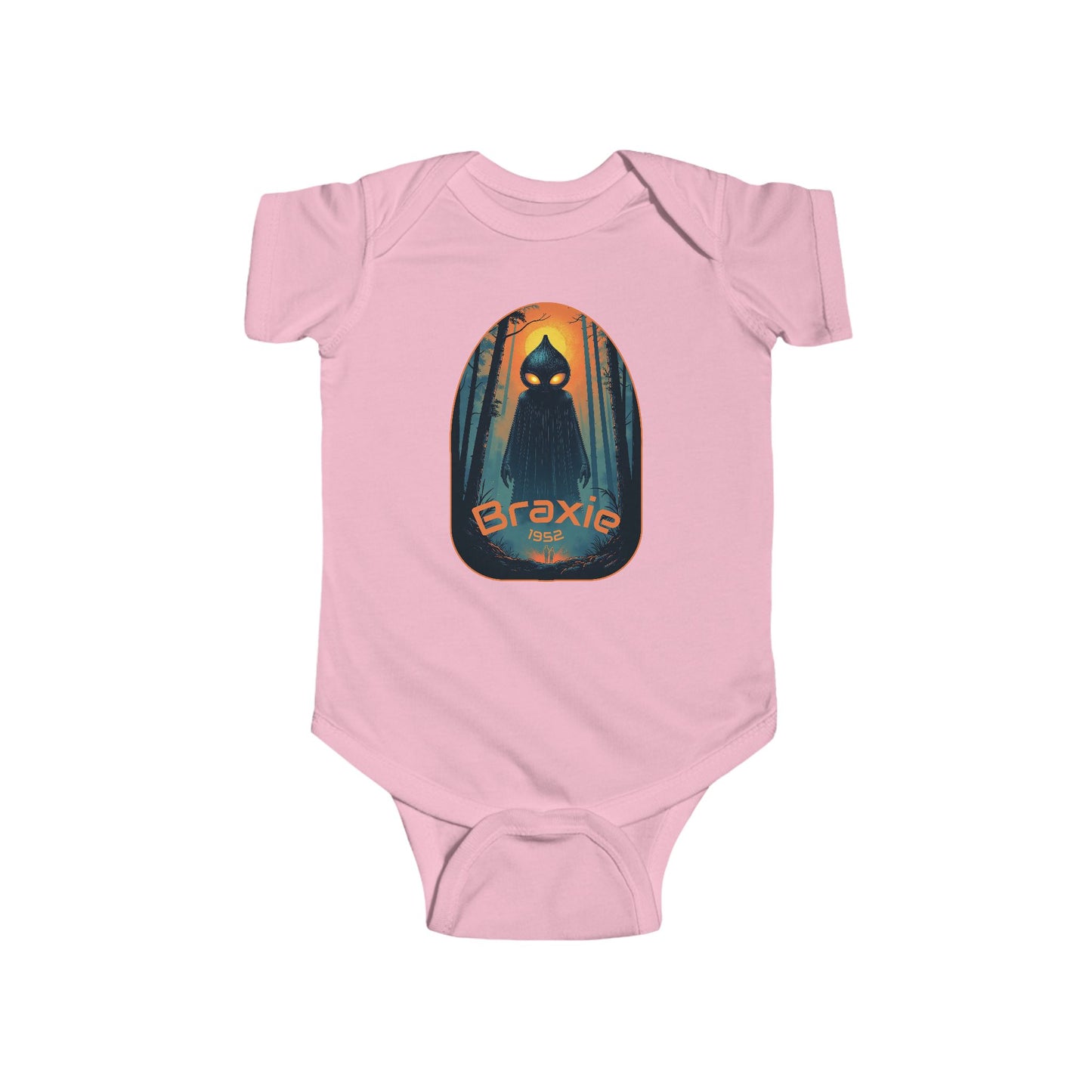 Cotton Baby Bodysuit | Braxie-Pink-NB (0-3M)-Nicodemus Studios