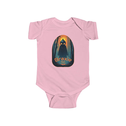 Cotton Baby Bodysuit | Braxie-Pink-NB (0-3M)-Nicodemus Studios