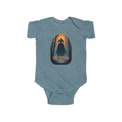 Cotton Baby Bodysuit | Braxie-Vintage Indigo-12M-Nicodemus Studios