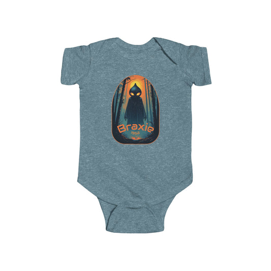 Cotton Baby Bodysuit | Braxie-Vintage Indigo-12M-Nicodemus Studios