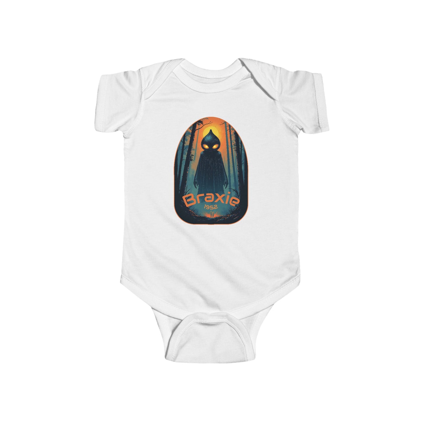 Cotton Baby Bodysuit | Braxie-White-NB (0-3M)-Nicodemus Studios