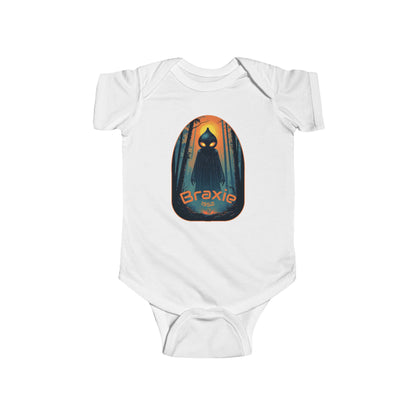 Cotton Baby Bodysuit | Braxie-White-NB (0-3M)-Nicodemus Studios