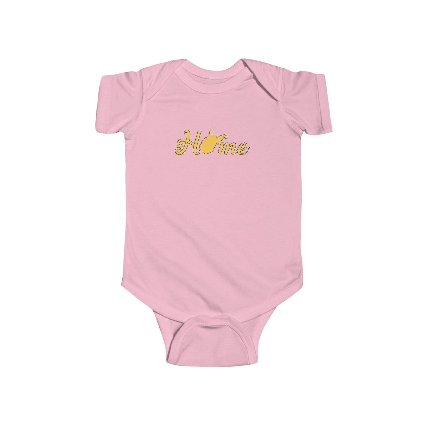 Cotton Baby Bodysuit| Home WV-Pink-NB (0-3M)-Nicodemus Studios
