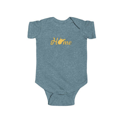 Cotton Baby Bodysuit| Home WV-Vintage Indigo-12M-Nicodemus Studios