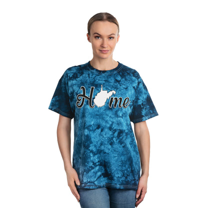 Crystal Tie-Dye Tee | West Virginia Home-S-Navy-Nicodemus Studios