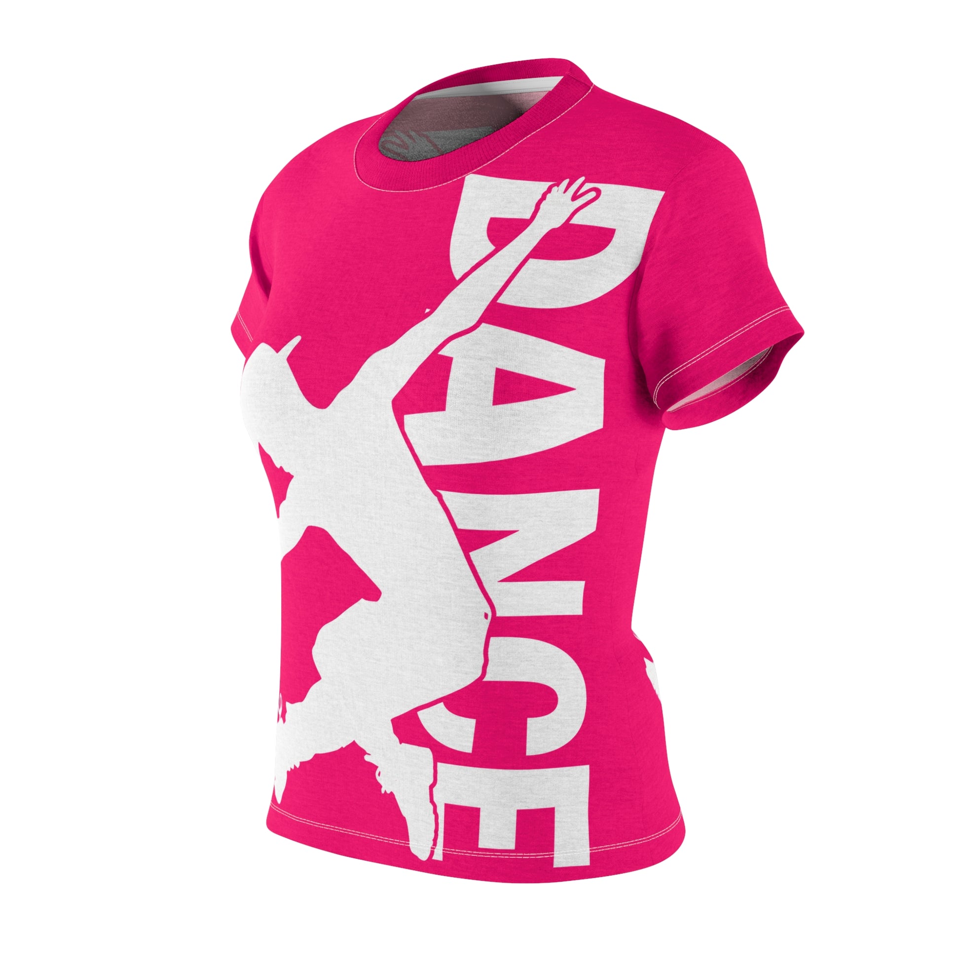 Dance Graphic Tee | Crimson Pink-Nicodemus Studios