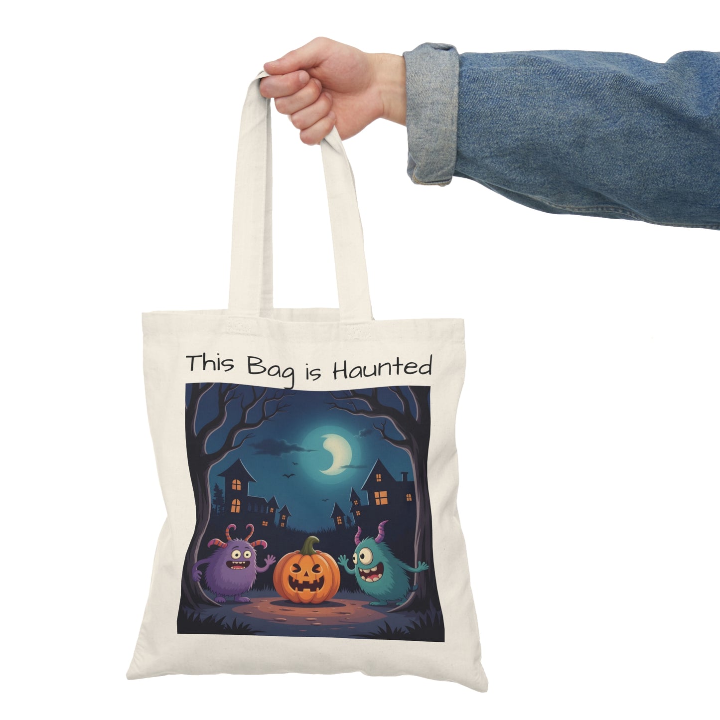 Eco-Friendly Trick or Treat Tote Bag 02-Nicodemus Studios