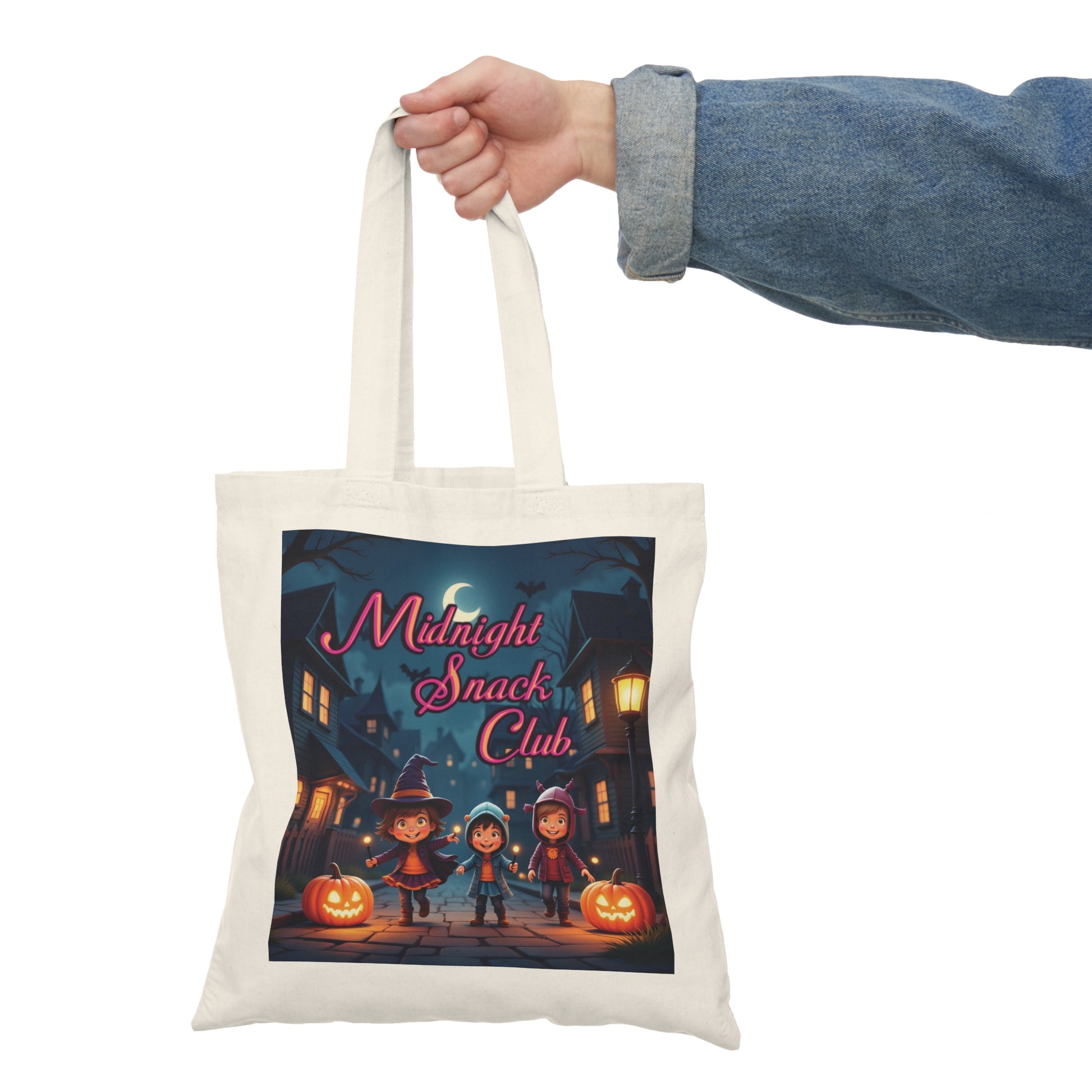 Eco-Friendly Trick or Treat Tote Bag | "Midnight Snack Club"-Nicodemus Studios