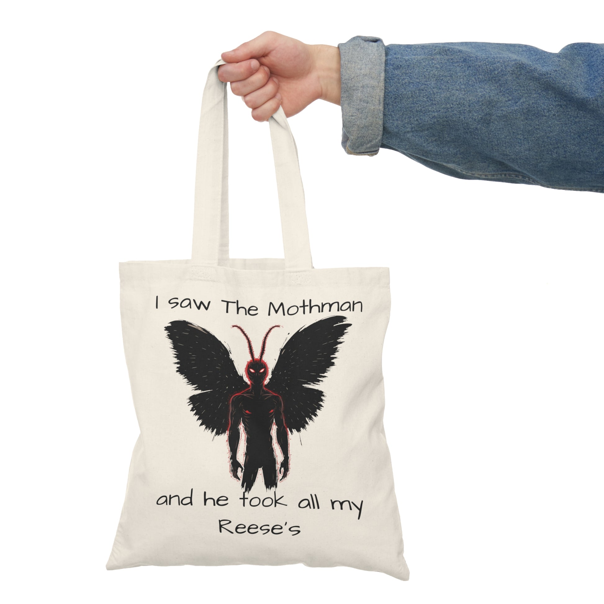 Eco-Friendly Trick or Treat Tote Bag | MOTHMAN-Nicodemus Studios
