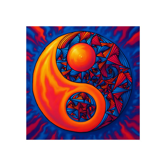 Fine Art Matte Poster Print | "Balance" by Nicodemus Studios-16″ x 16″-Matte-Nicodemus Studios