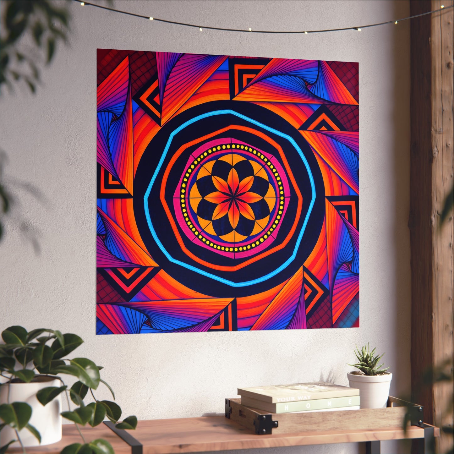 Fine Art Matte Poster Print | "Kromatica" by Nicodemus Studios-30″ x 30″-Matte-Nicodemus Studios