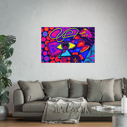 Fine Art Matte Poster Print | “Projection Acuity" by Nicodemus Studios-Nicodemus Studios